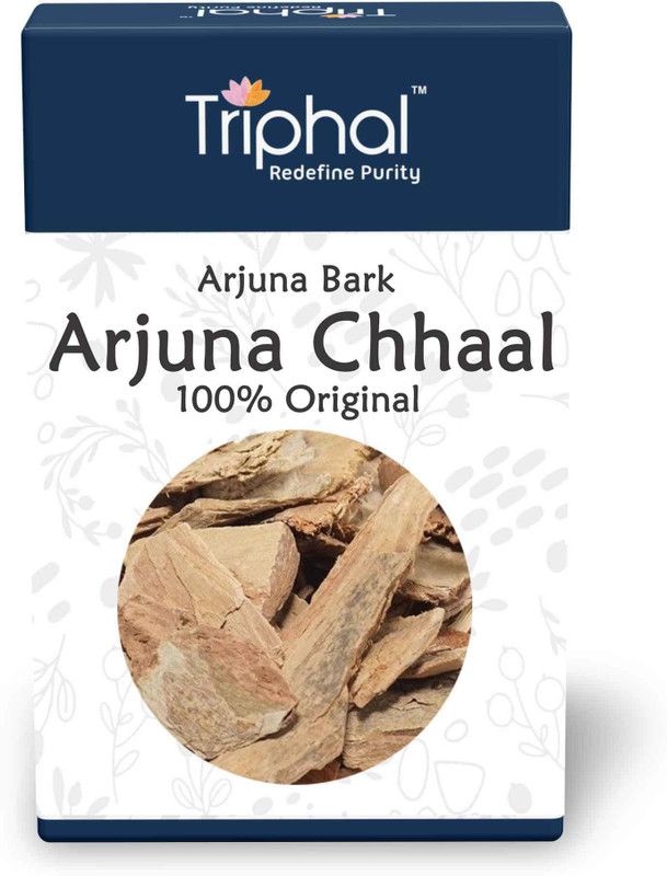 Triphal Arjun Chal Sabut or Raw Arjuna Bark | 100% Natural  (400 g)
