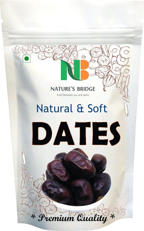Nature's Bridge Soft Dates 900 gms, Dates Khajur, Dates, Soft Dates, Fresh Juicy Dates Dates  (900 g)