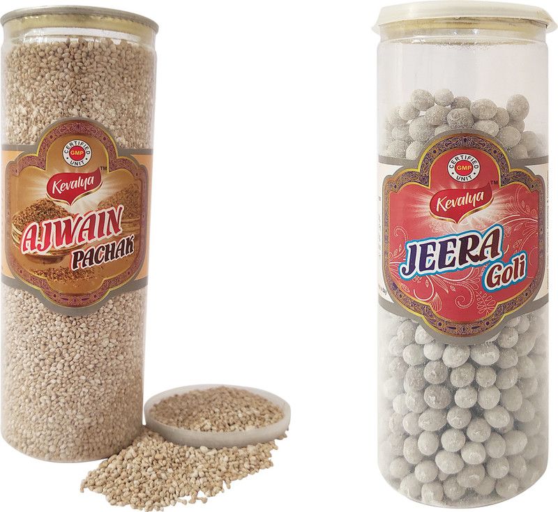 KEVALYA AJWAIN PACHAK JEERA GOLI Digestive GOLI AJWAIN, JEERA Sour Candy  (2 x 200 g)