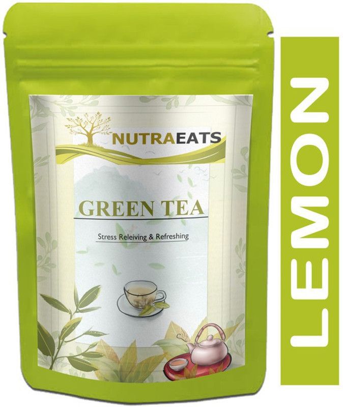 NutraEats Green Tea for Weight Loss | 100% Natural Green Loose Leaf Tea | Lemon Flavor Green Tea Pouch Ultra (T840) Green Tea Pouch  (600 g)