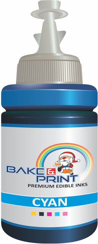 bake&print Edible Printer Ink Cyan,Edible Printing Special for Photo Cake,Cake Décor Topping  (200 ml)