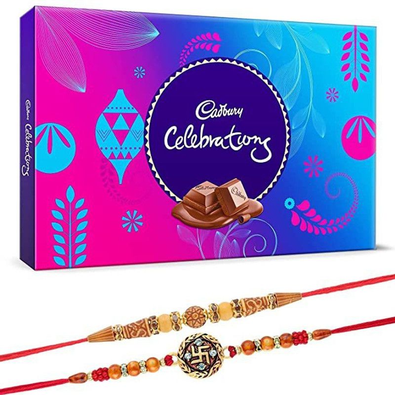 MALPANI Rakhi with Chocolate Combo-CADBURY-KF-SJRakhi Set Combo  (5)