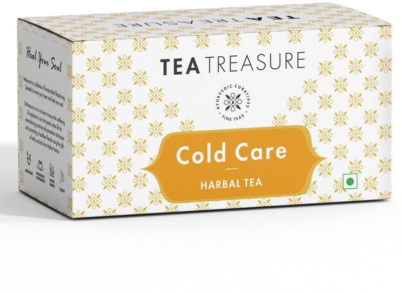 TeaTreasure Darjeeling Super Green Tea for weight management - 1 Teabox ( 18 Pyramid Tea Bags ) Cloves, Ginger, Herbs Herbal Tea Box  (18 Bags)