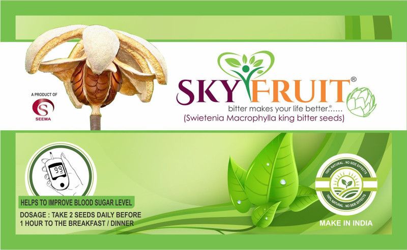Sky fruit Seeds - Natural way to Control Diabetes - (375+ seeds) (Set Of 10 Pkts) Assorted Fruit  (10 x 15 g)