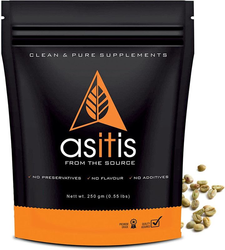 AS-IT-IS Nutrition Green Coffee Bean 250gms Instant Coffee  (250 g)
