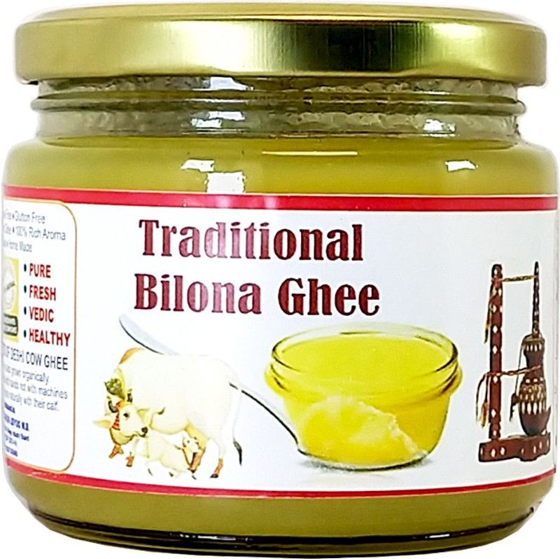 OCB Traditional Bilona Ghee Pure, tastier, Healthier for Energy Immunity Booster Ghee 250 g Glass Bottle