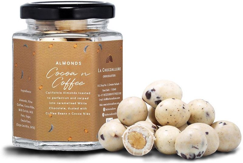 la chocoallure Cocoa n Coffee Almonds Almonds  (100 g)