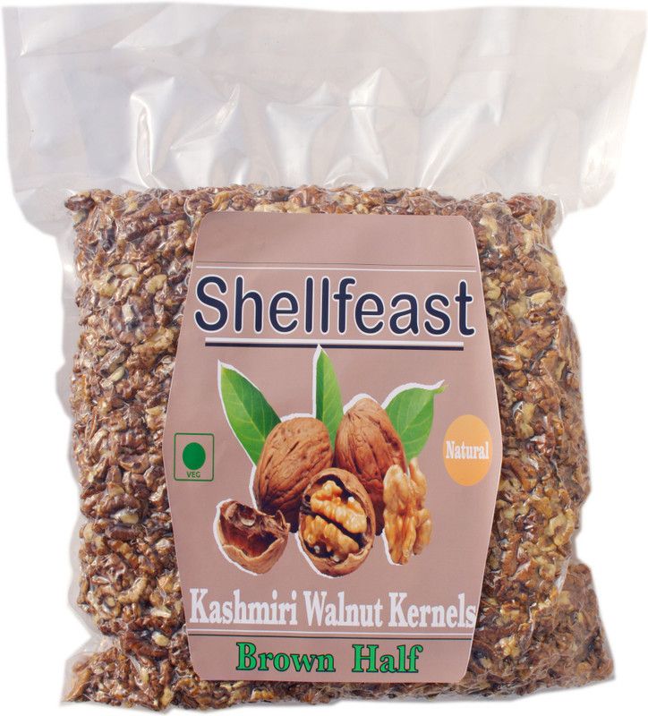 Shellfeast Walnut Kernels Brown Half Halves Vacuum Packed| New Crop Walnuts Walnuts  (5 kg)