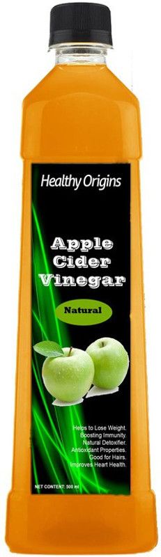 Healthy Origins Nutrition Organic Apple Cider Vinegar with Mother for Weight Loss Vinegar (500Ml LG) Vinegar  (500 ml)