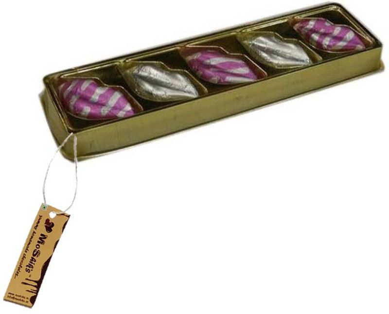 Moshiks 5 LIPS MILK ALMOND CHOCOLATES Truffles  (50 g)