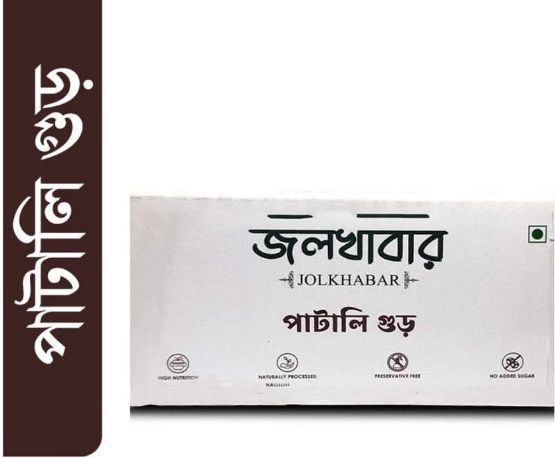 JOLKHABAR Patali Khejur Gur|Fresh Date Juice Made Date Palm Block Jaggery  (500 g)