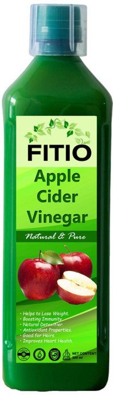 FITIO Nutrition Apple Cider Vinegar With Mother Vinegar Vinegar (Pack Of 2) Pro Vinegar  (500 ml)