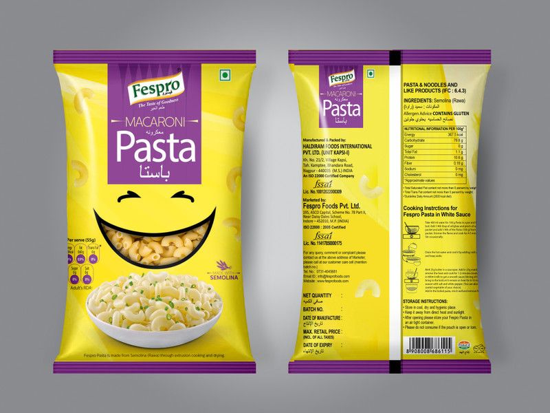 FESPRO Macaroni Pasta (200 g x 2) Elbow Macaroni Pasta  (Pack of 2, 400 g)