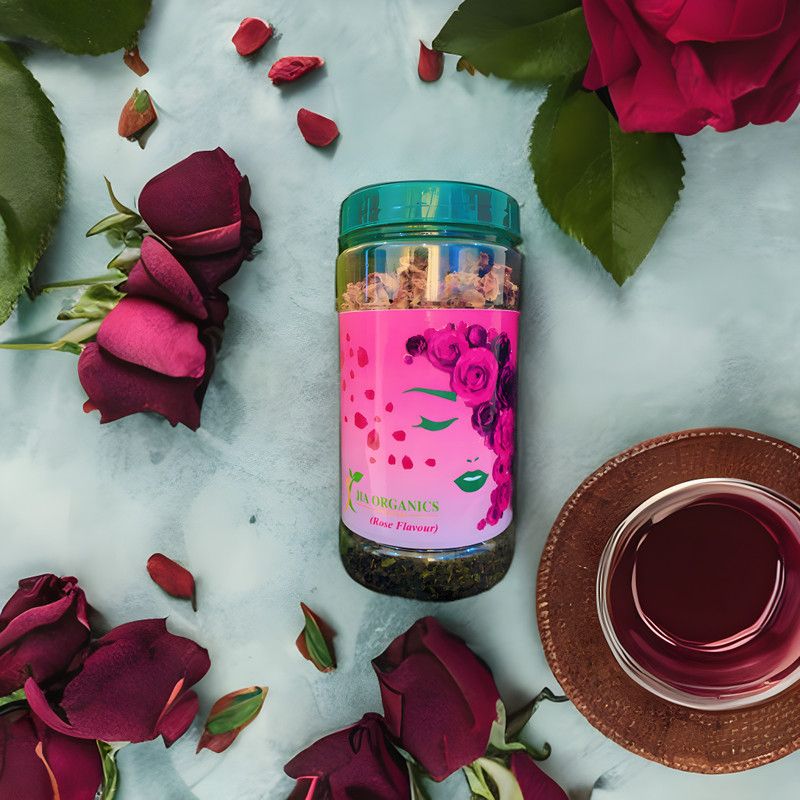 JIA ROSE_250 Rose Green Tea Plastic Bottle  (250 g)