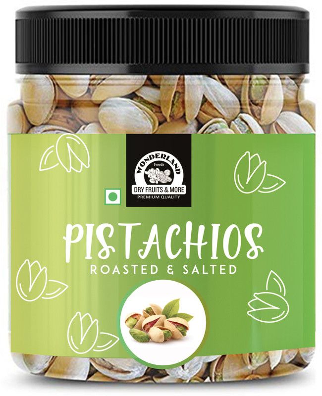 WONDERLAND Foods American California Roasted & Salted Pista | Gluten & GMO Free Pistachios  (200 g)