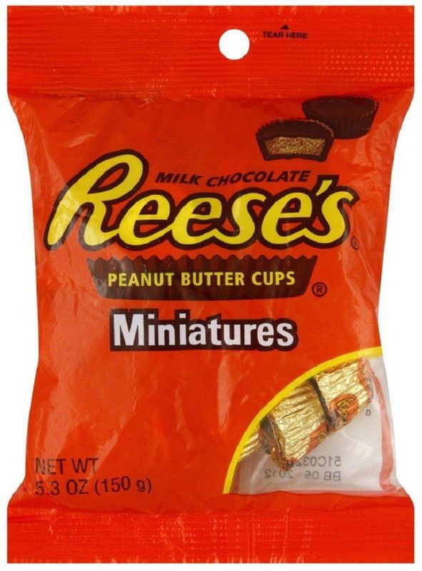 HERSHEY'S Reese's Miniature Peanut Butter Cups, 150g Truffles  (150 g)