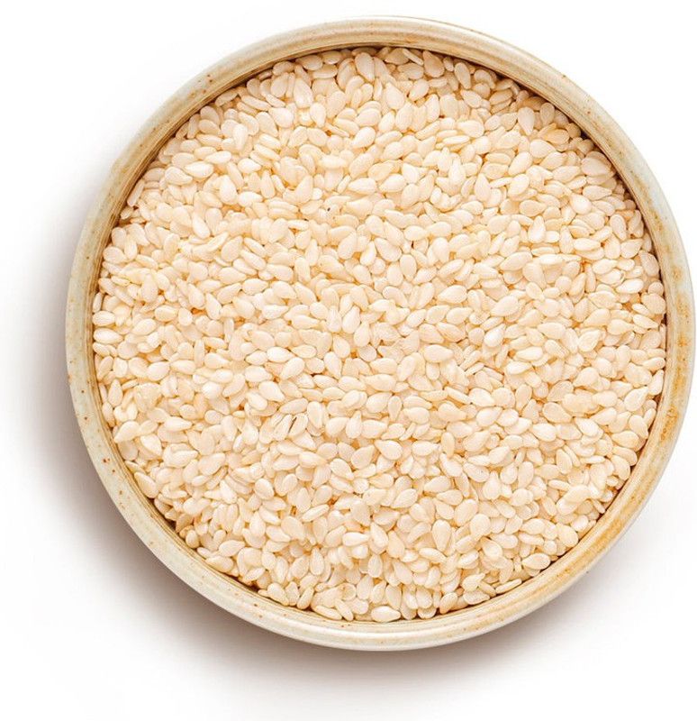 GROCERYONTHEGO Natural White Sesame Seeds (1000g) Sesame Seeds  (1000 g)