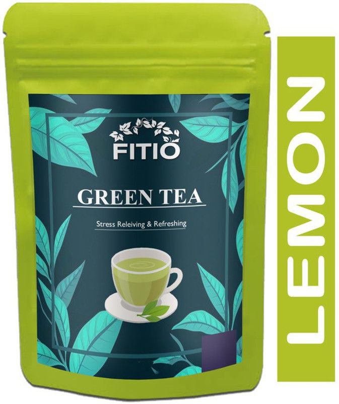 FITIO Green Tea for Weight Loss | 100% Natural Green Loose Leaf Tea | Lemon Flavor Green Tea Pouch Pro (T848) Green Tea Pouch  (2000 g)