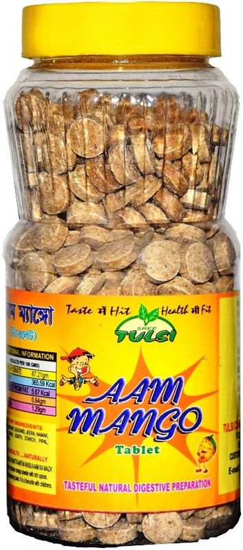 Tulsi AAM MANGO TABLET MANGO (SWEET) Mouth Freshener  (2 x 100 g)