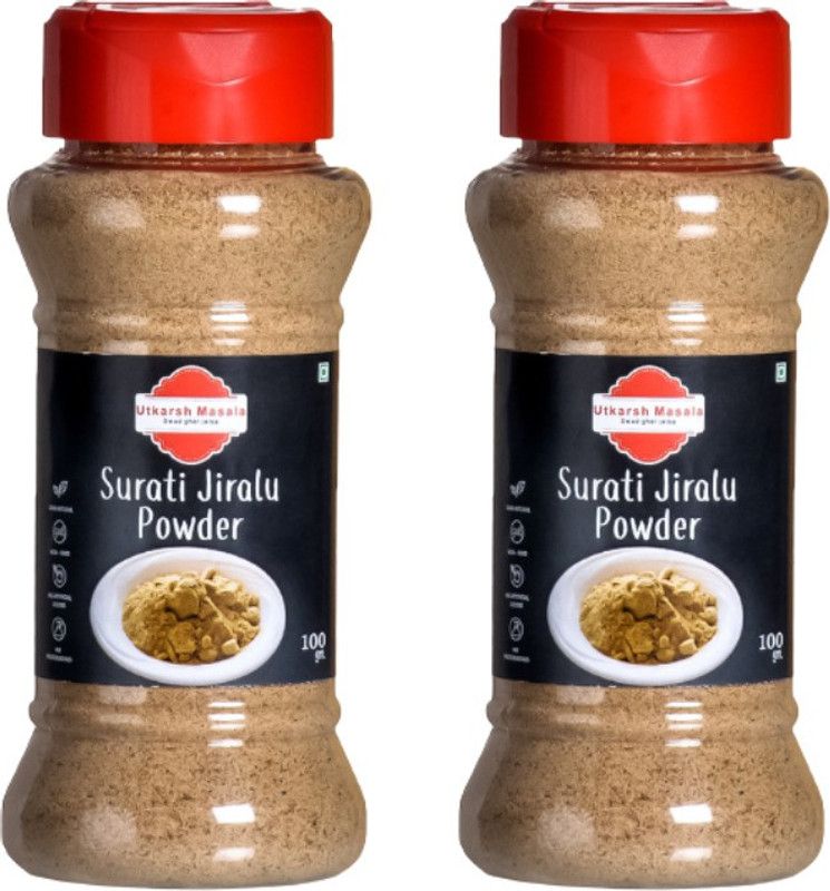 Utkarsh Surti Jeeralu Powder | Jiralu | Jiravan Powder 200g  (2 x 100 g)