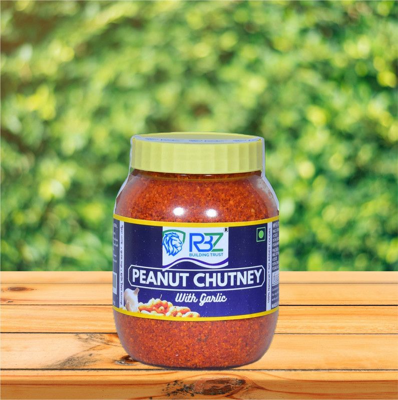 RBZ BUILDING TRUST Peanut Garlic Chutney Powder 400 GMS with a Unbreakable Food Grade Container. Uttar Karnataka Shenga Chutney Powder 400 GMS. Groundnut Garlic Chutney Powder Chutney Powder  (400 g)