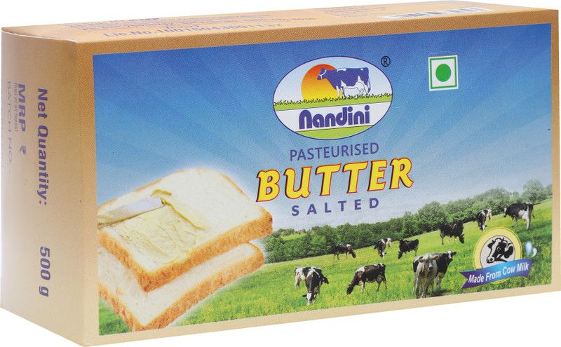 Nandini Pasteurised Salted Butter  (500 g)