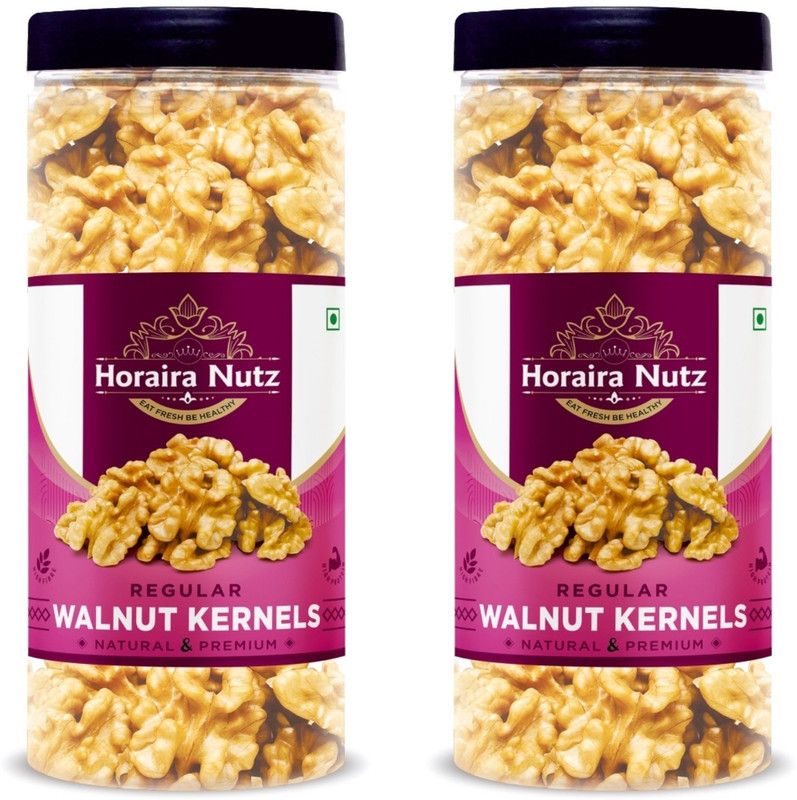Horaira Nutz Premium Regular Kashmiri Walnuts Kernels 400g (2x200g) Kashmiri Akhrot giri , Walnuts  (2 x 200 g)