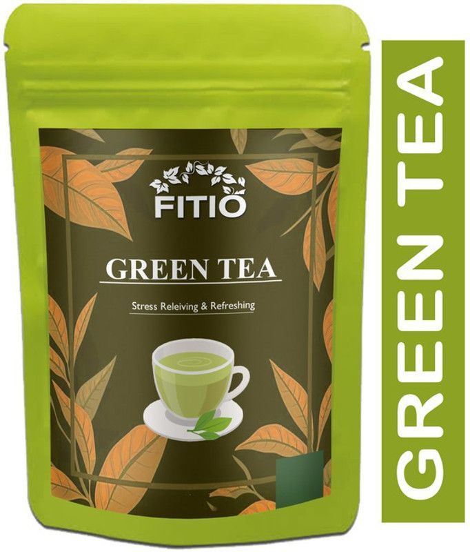 FITIO Green Tea for Weight Loss | 100% Natural Green Loose Leaf Tea | Pure Green Tea with No Additives Unflavoured Green Tea Pouch (T198) Green Tea Pouch  (2000 g)