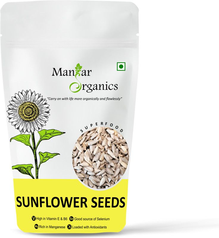 ManHar Organics Raw Sunflower Seeds for Eating and Weight Management - Vitamins Rich Superfood  (250 g)