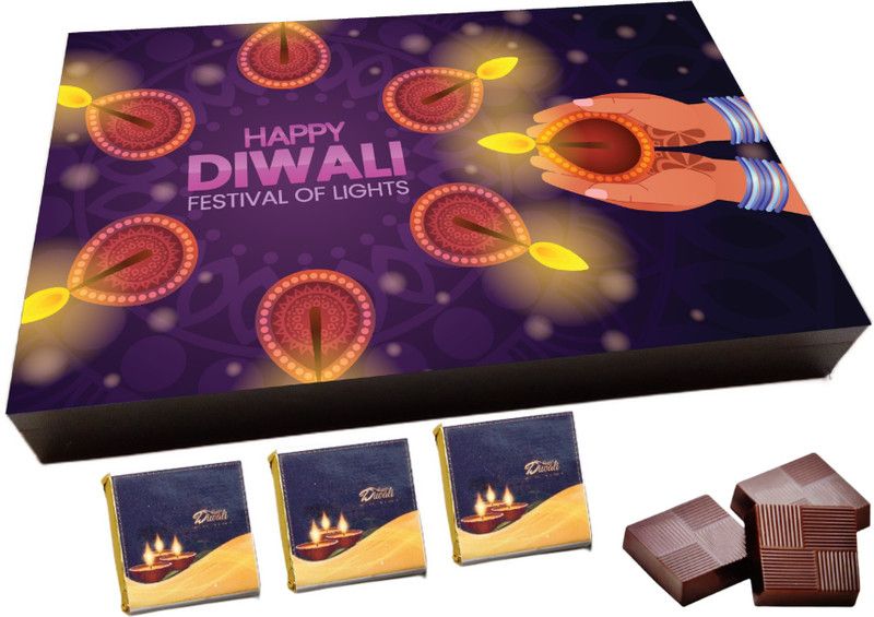 RUN TOY HAPPY DIWALI(199), Special 6pcs Chocolate Gift Box, (6 Cavity) Truffles  (6 Units)