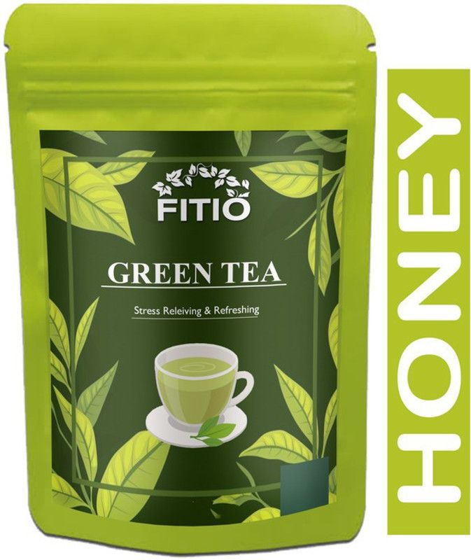 FITIO Green Tea for Weight Loss | 100% Natural Green Loose Leaf Tea | Honey Flavor Green Tea Pouch Pro (T523) Green Tea Pouch  (2000 g)