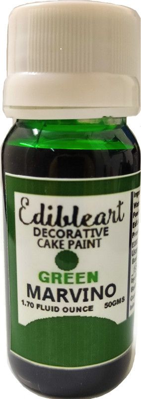Marvino Food Edible Colours (Green New) Green  (50 g)