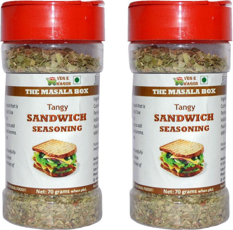Veg E Wagon Sandwich Seasoning Pack of 2 (70gm Each)  (140 g)
