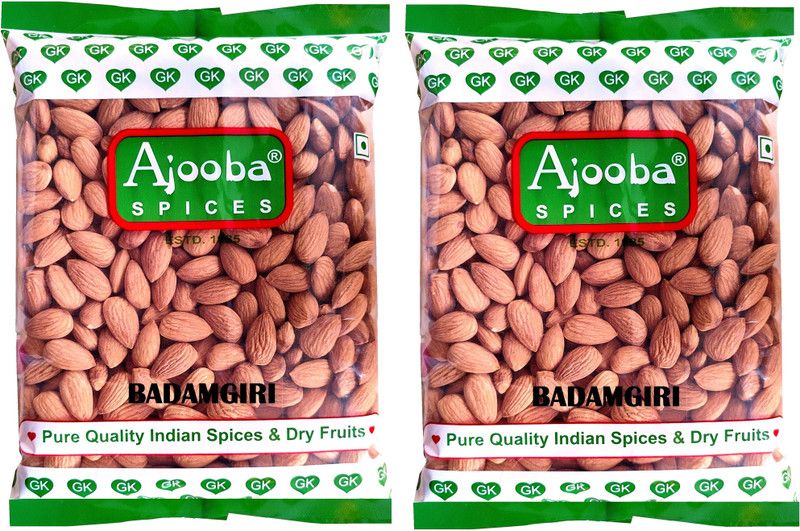 Ajooba Almonds Combo Pack of 2 (2*250gms) Almonds  (2 x 250 g)