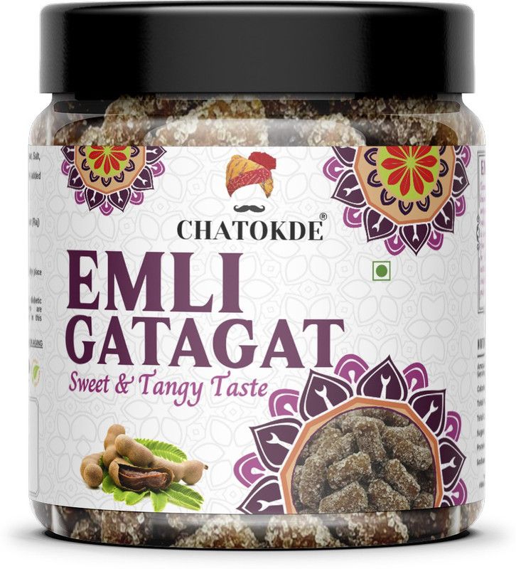 CHATOKDE Emli Gatagat | Imly Candy | Chulbuli Imli | (Khatta Mitha Swad) 400g JAR PACK SWEET AND SOUR Sour Candy  (400 g)