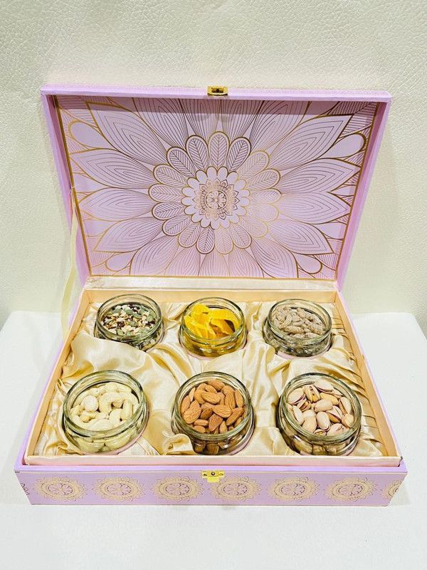 VSD Festive Dry Fruits Gift Box/Hamper, 6 Jar Combo Special Diwali Gift Box Assorted Nuts  (1150 g)