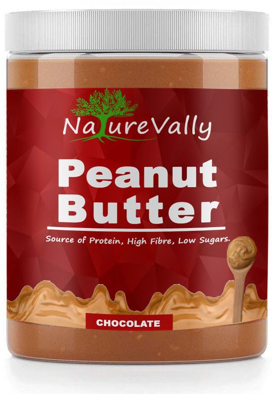 NatureVally Chocolate Peanut Butter 425g | Non GMO Peanut Butter| Rich in Protein Advanced 425 g