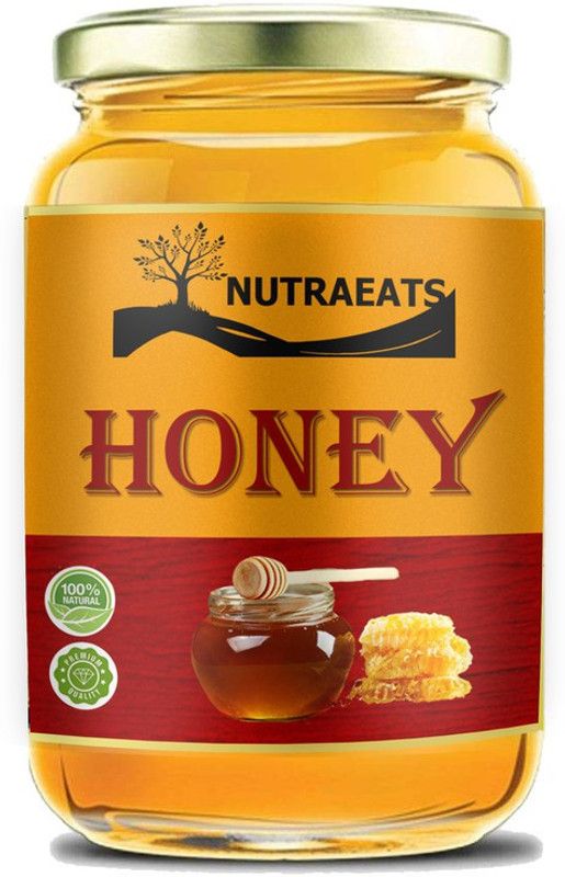 NutraEats Raw Honey Unprocessed Unpasteurized Pure natural organic honey for weight loss (H15)  (250 g)