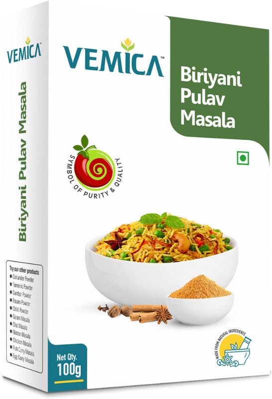 VEMICA Biriyani Pulav Masala 100g  (100 g)
