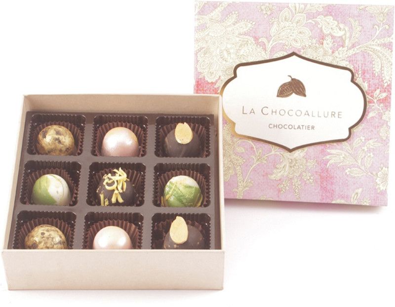 la chocoallure Show Stopper - 9 Pcs. Truffles  (9 Units)