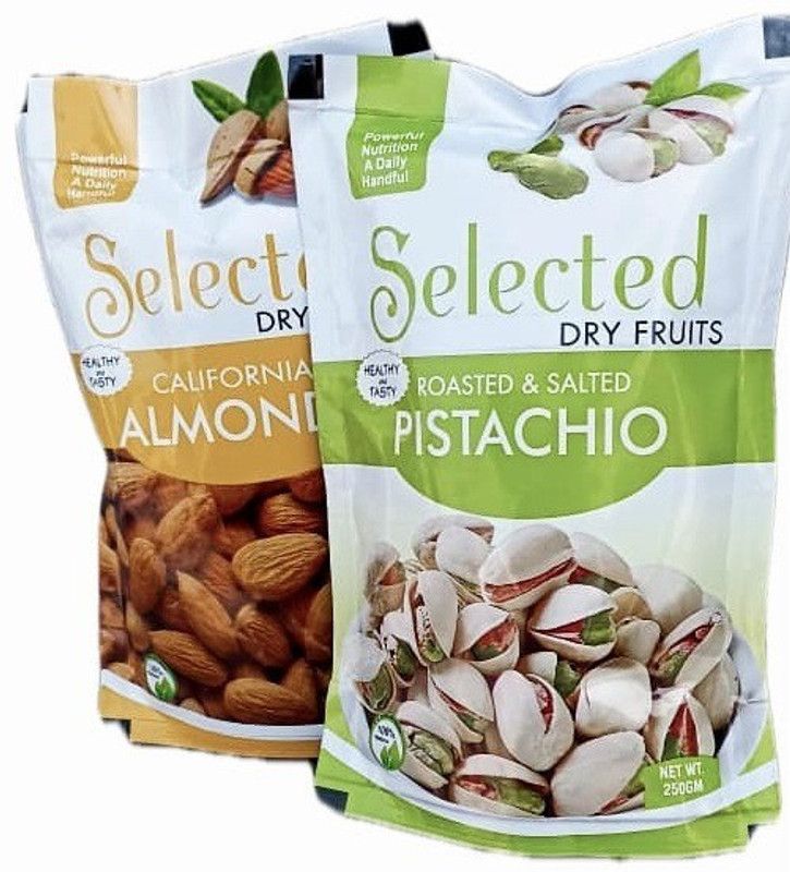 loveraj 2 combo of Pistachios and almond both of (750-750g) 31 Pistachios and almond Pistachios, Almonds  (2 x 750 g)