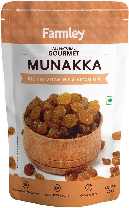 Farmley Premium Munakka Raisins  (200 g)