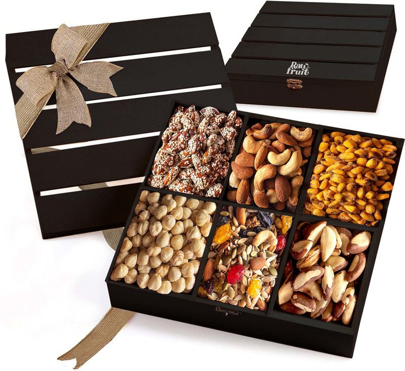HyperFoods Dry Fruit Gift Pack BrazilNut TrailMix Cashew-Almond Mix Corn HazelNut  (1200 g)
