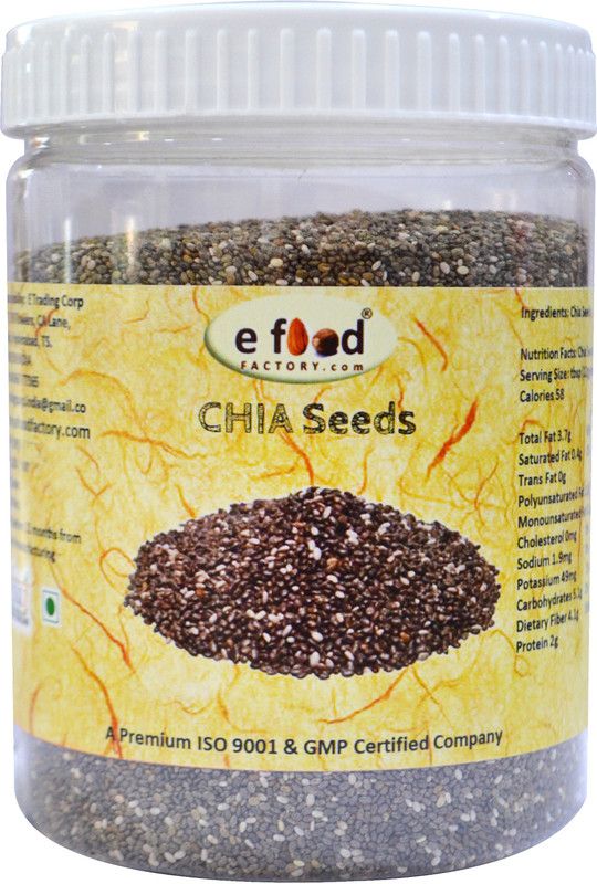 E Food Factory Chia Seeds In Pet Jar 1000 Gm Chia Seeds  (1000 g)