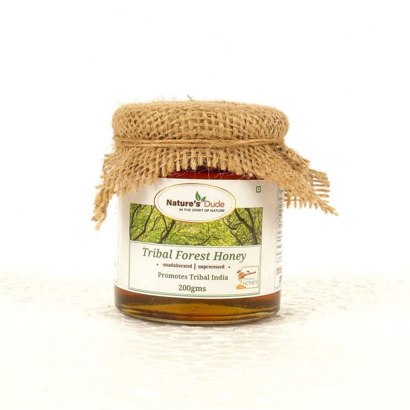 Nature's Dude Forest Honey Raw Unprocessed Unpasteurized Pure natural organic honey  (400 ml)
