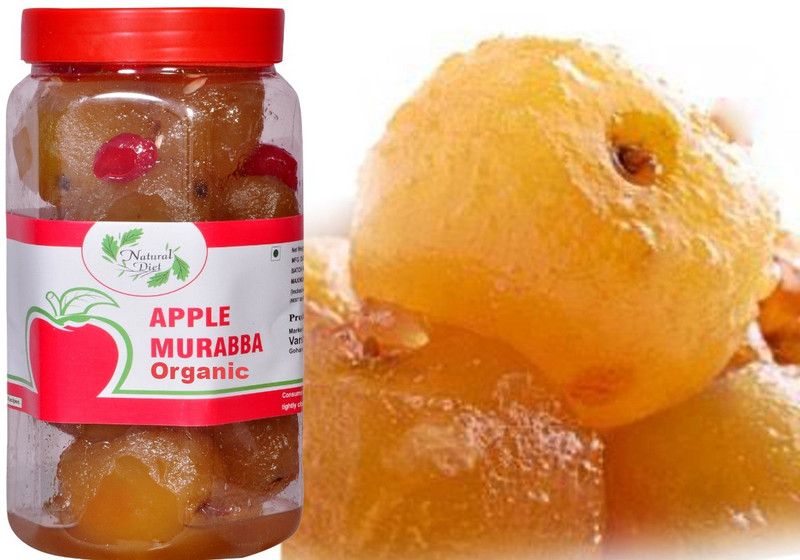 Natural Diet Premium Quality Mothermade The Real Taste of Maa Ka Hath Ka Swad Organic Apple Murabba 1Kg (You are Being Served Mothers Love) Apple Murabba  (1 kg)
