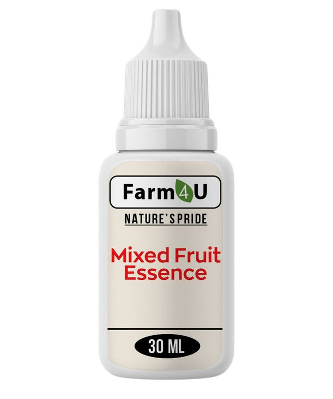 Farm4u Mixed Fruit Flavour Baking Essence for Cake, Ice-Cream, Chocolates, Milkshakes,Indian Sweets And Beverages Mixed Fruit Liquid Food Essence  (30 ml)