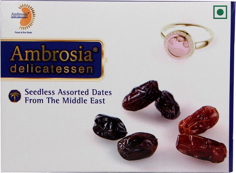 AMBROSIA DELICATESSEN Seedless Assorted Dates from the Middle East Dates  (250 g)