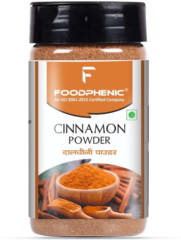 FOODPHENIC Cinnamon (Dalcheeni) Powder Shaker Jar 100gm / 3.5 oz  (100 g)