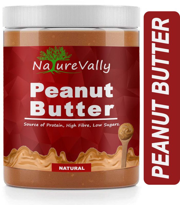 NatureVally Natural Peanut Butter 1Kg Pack Of 2 | Rich in Protein Advanced 1 kg  (Pack of 2)